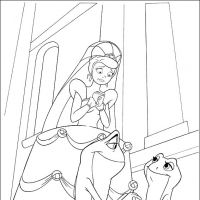 Desenhos para colorir de A Princesa e o sapo