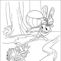 Desenhos para colorir de A Princesa e o sapo