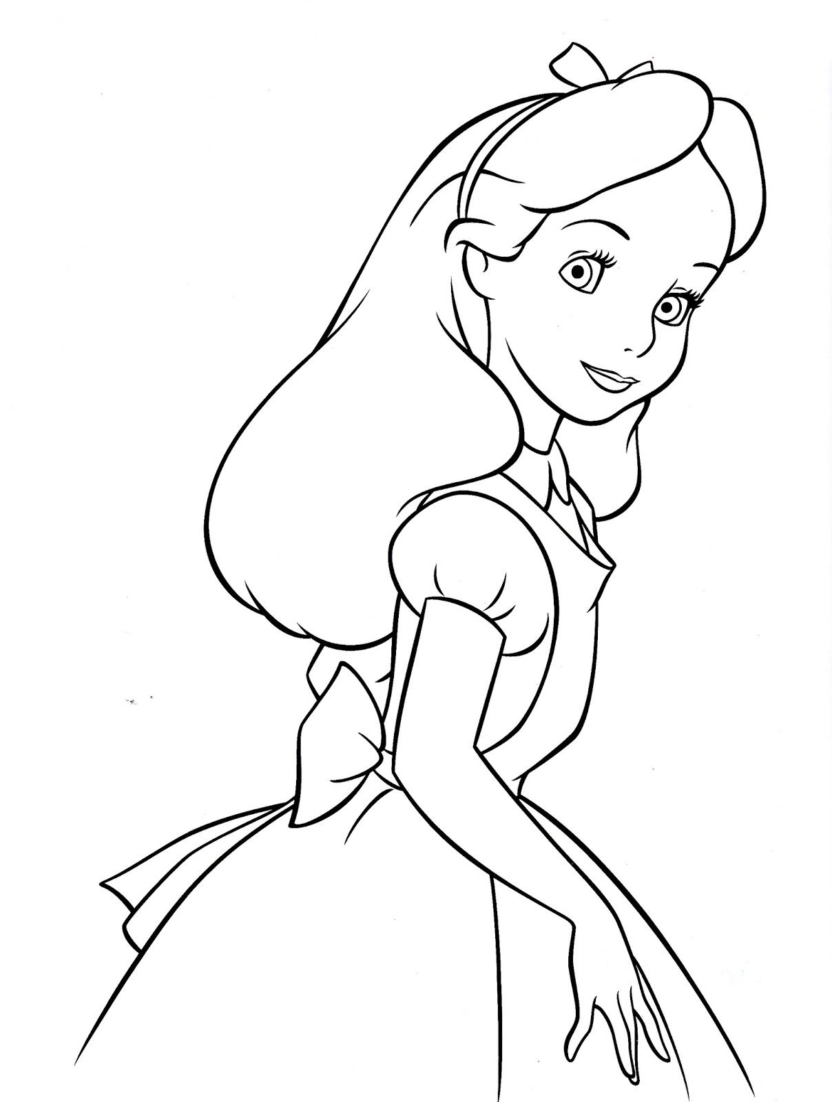 Imprimir desenho Alice no país das maravilhas