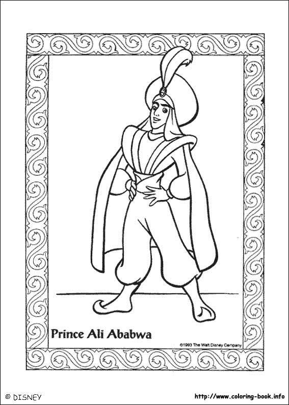 Imprimir desenho Alladin