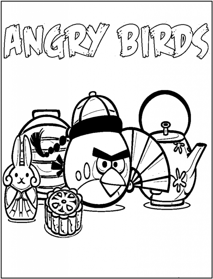 Imprimir desenho Angry Birds