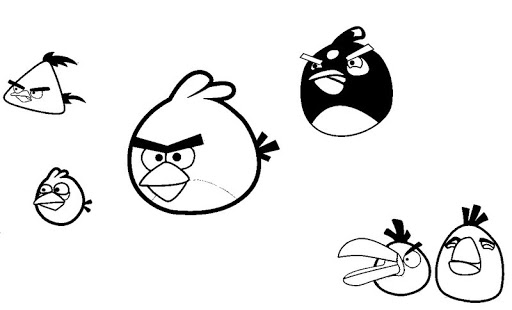 Imprimir desenho Angry Birds