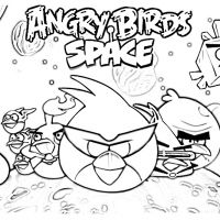 Desenhos para colorir de Angry Birds