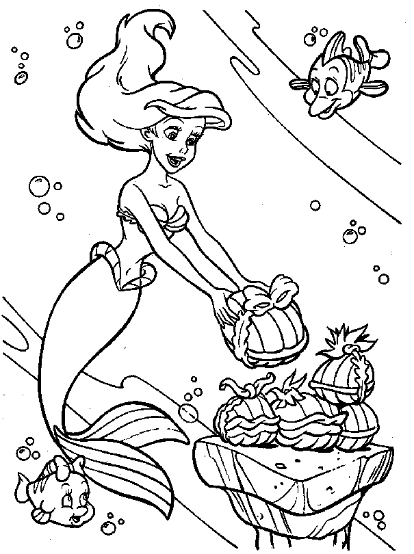 Imprimir desenho Ariel