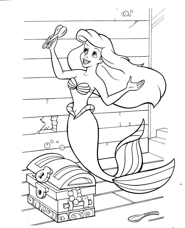 Imprimir desenho Ariel