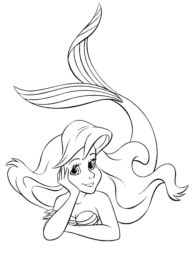 Imprimir desenho Ariel