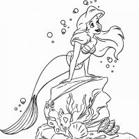 Desenhos para colorir de Ariel