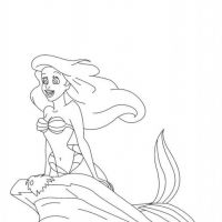 Desenhos para colorir de Ariel