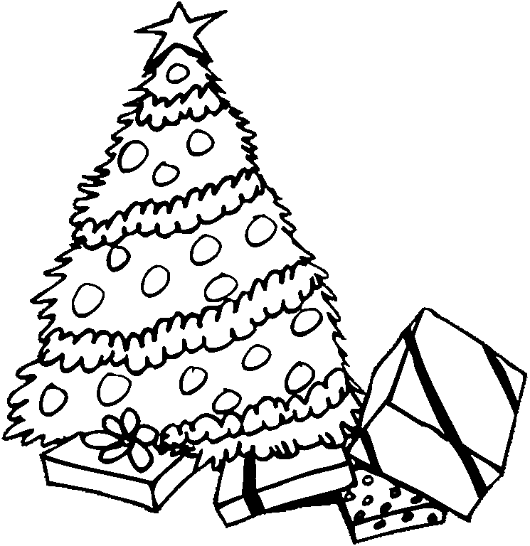 Imprimir desenho Arvore de Natal