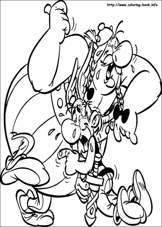 Imprimir desenho Asterix