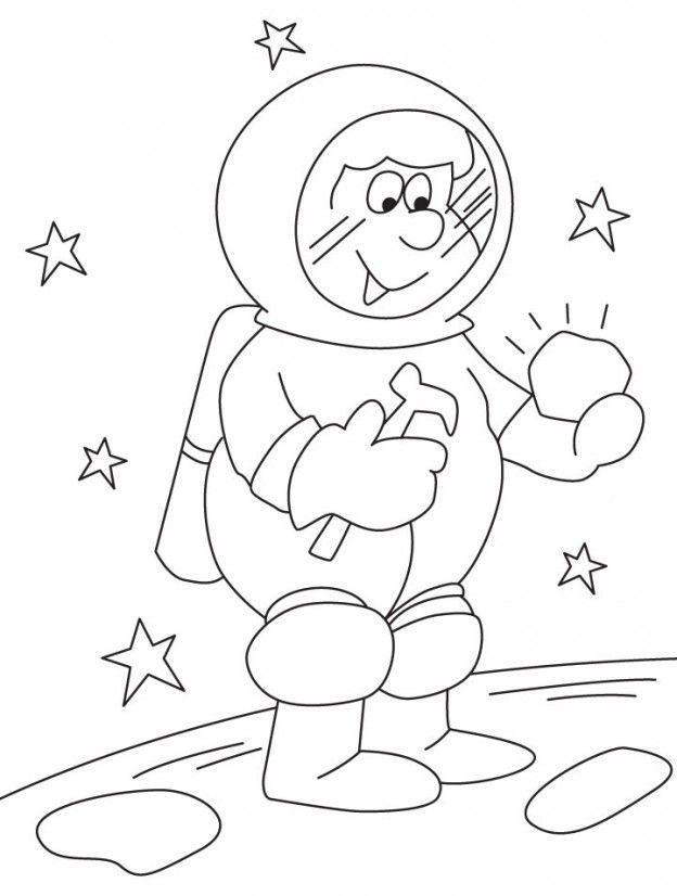 Imprimir desenho Astronautas