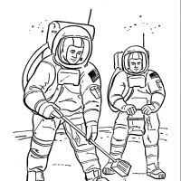 Desenhos para colorir de Astronautas