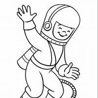 Desenhos para colorir de Astronautas