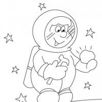 Desenhos para colorir de Astronautas