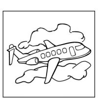 Desenhos para colorir de Aviões