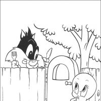 Desenhos para colorir de Baby Looney Tunes