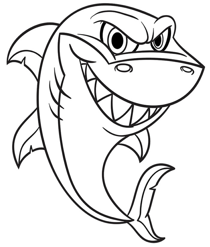 Imprimir desenho Baby Shark