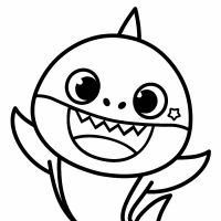 Desenhos para colorir de Baby Shark