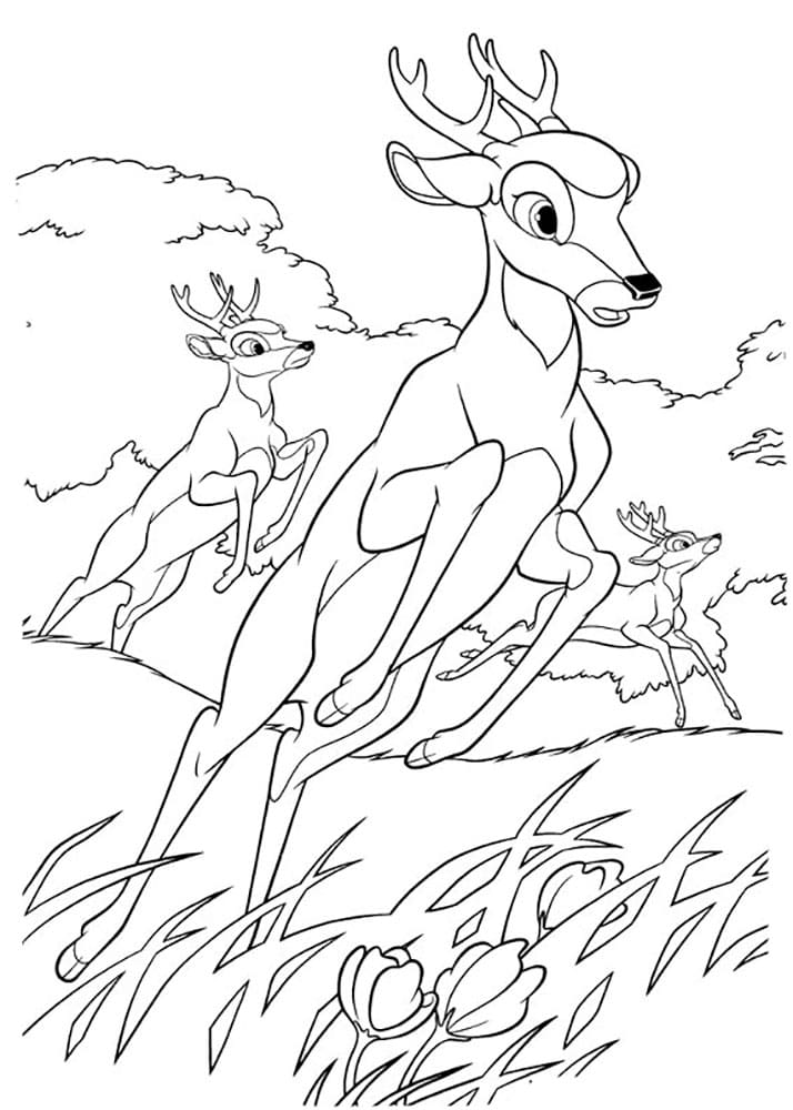 Imprimir desenho Bambi