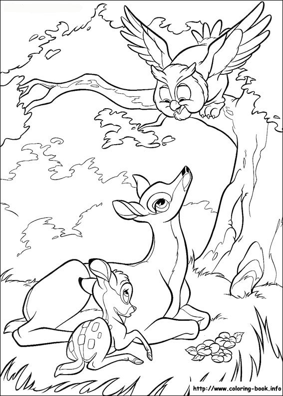 Imprimir desenho Bambi