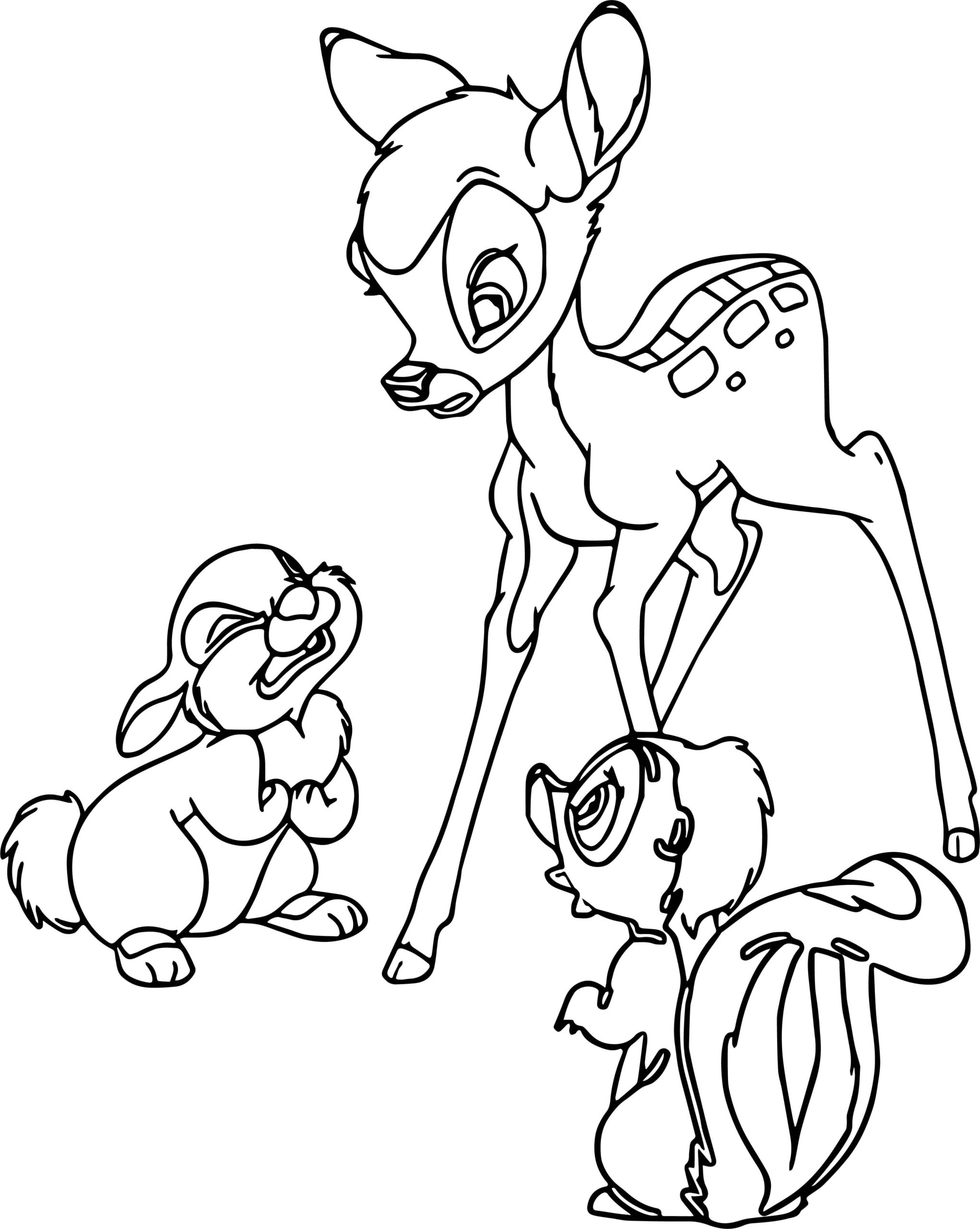 Imprimir desenho Bambi