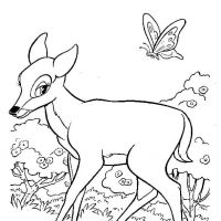 Desenhos para colorir de Bambi