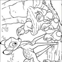 Desenhos para colorir de Bambi