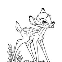 Desenhos para colorir de Bambi