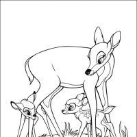 Desenhos para colorir de Bambi