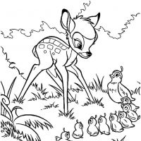 Desenhos para colorir de Bambi