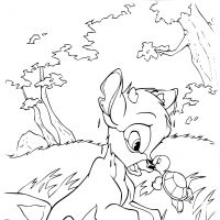 Desenhos para colorir de Bambi