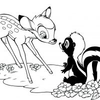 Desenhos para colorir de Bambi