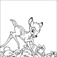 Desenhos para colorir de Bambi