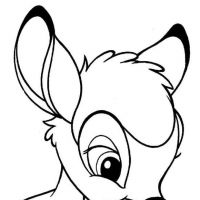Desenhos para colorir de Bambi