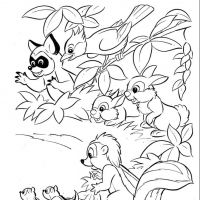 Desenhos para colorir de Bambi