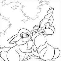 Desenhos para colorir de Bambi