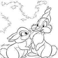 Desenhos para colorir de Bambi