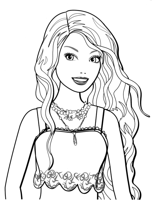 Desenhos da Barbie para Colorir e Pintar - Tudo Para Colorir