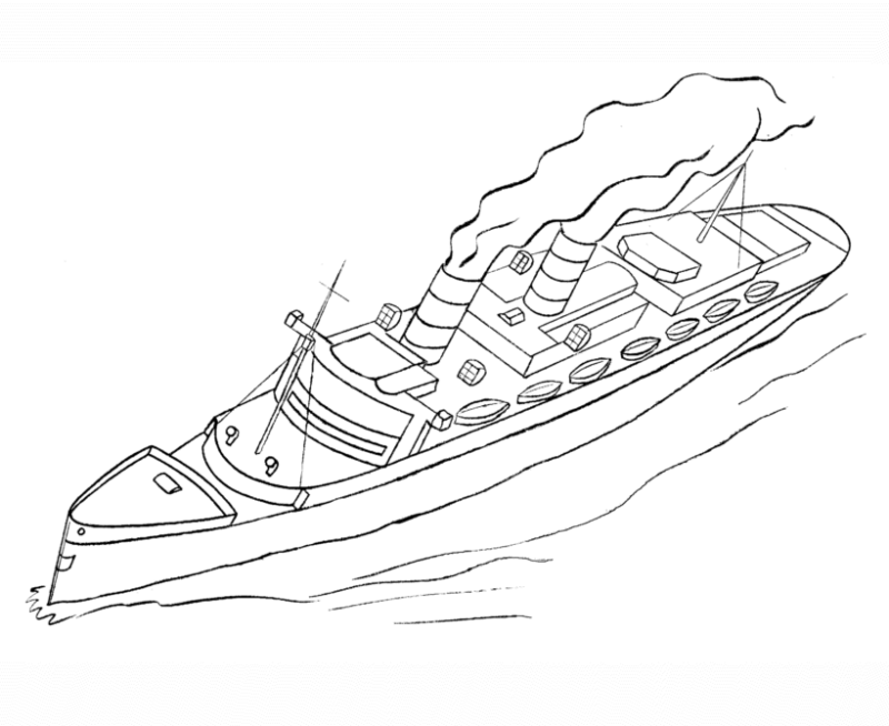 Imprimir desenho Barcos