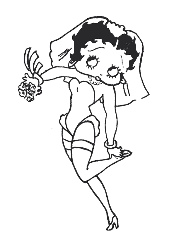 Imprimir desenho Betty Boop