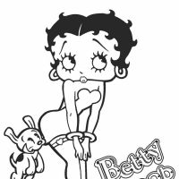 Desenhos para colorir de Betty Boop