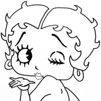 Desenhos para colorir de Betty Boop