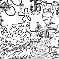 Desenhos do Bob Esponja para colorir - Bora Colorir