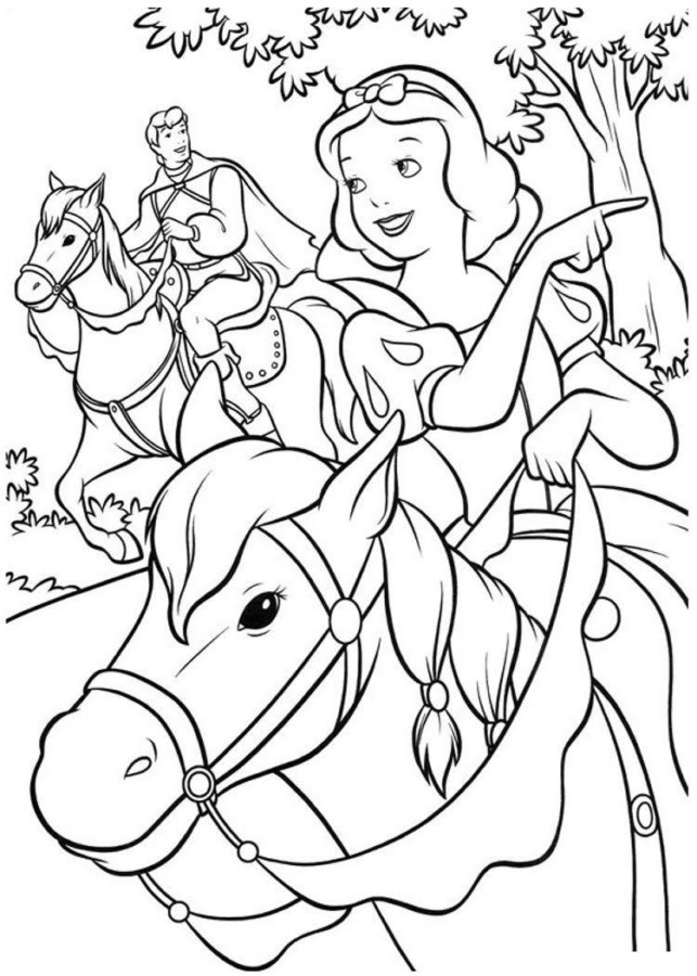 Imprimir desenho Branca de Neve