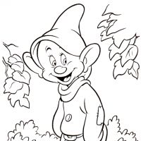 Desenhos para colorir de Branca de Neve