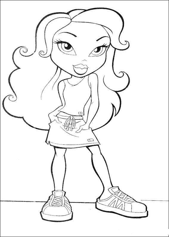 Imprimir desenho Bratz