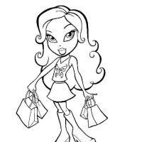 Desenhos para colorir de Bratz