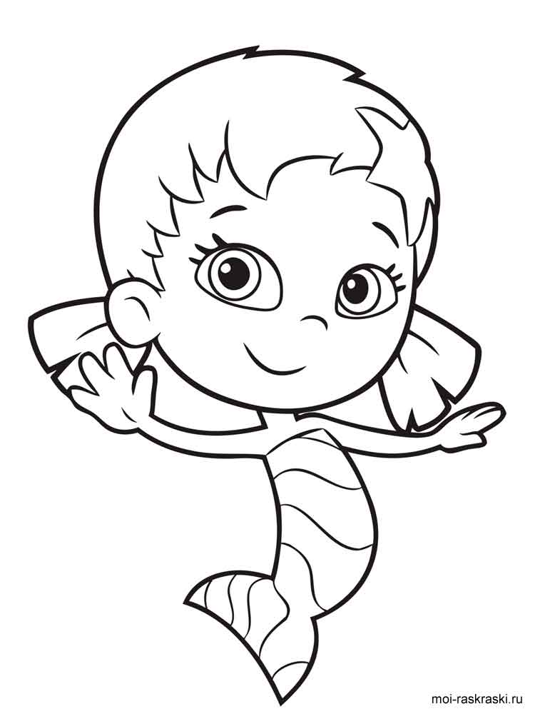 Imprimir desenho Bubble Guppies