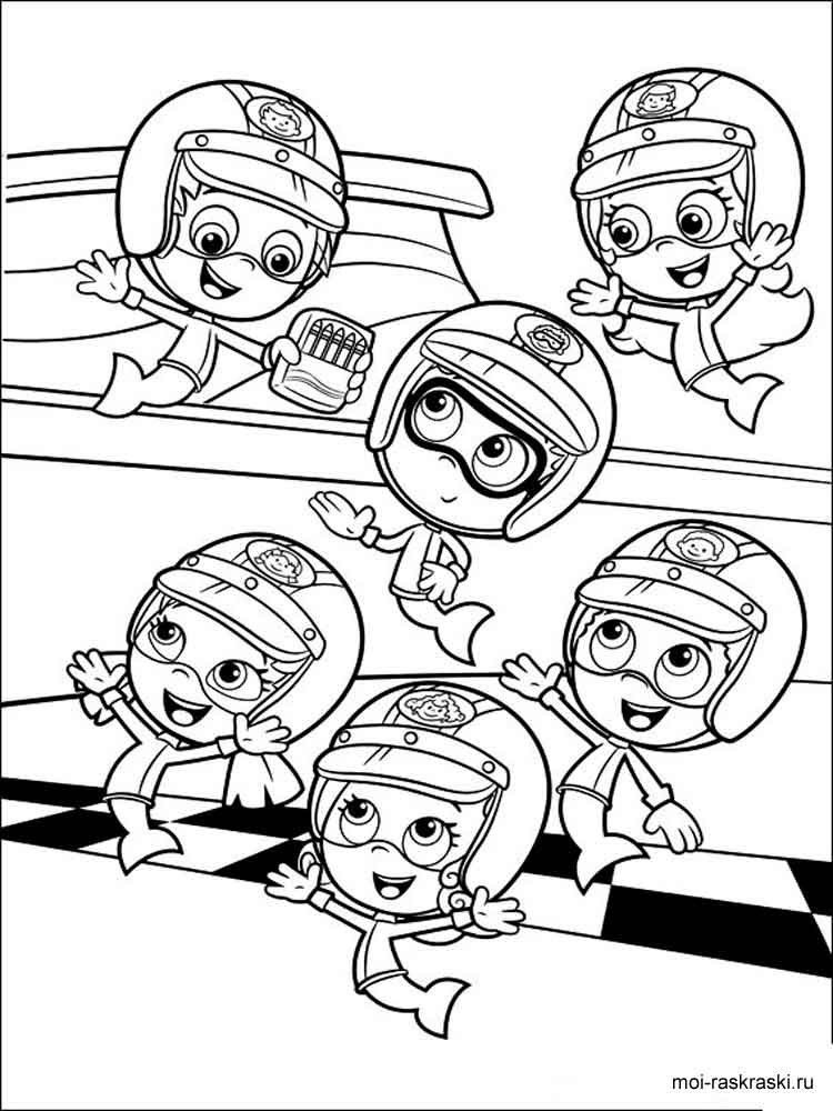 Imprimir desenho Bubble Guppies