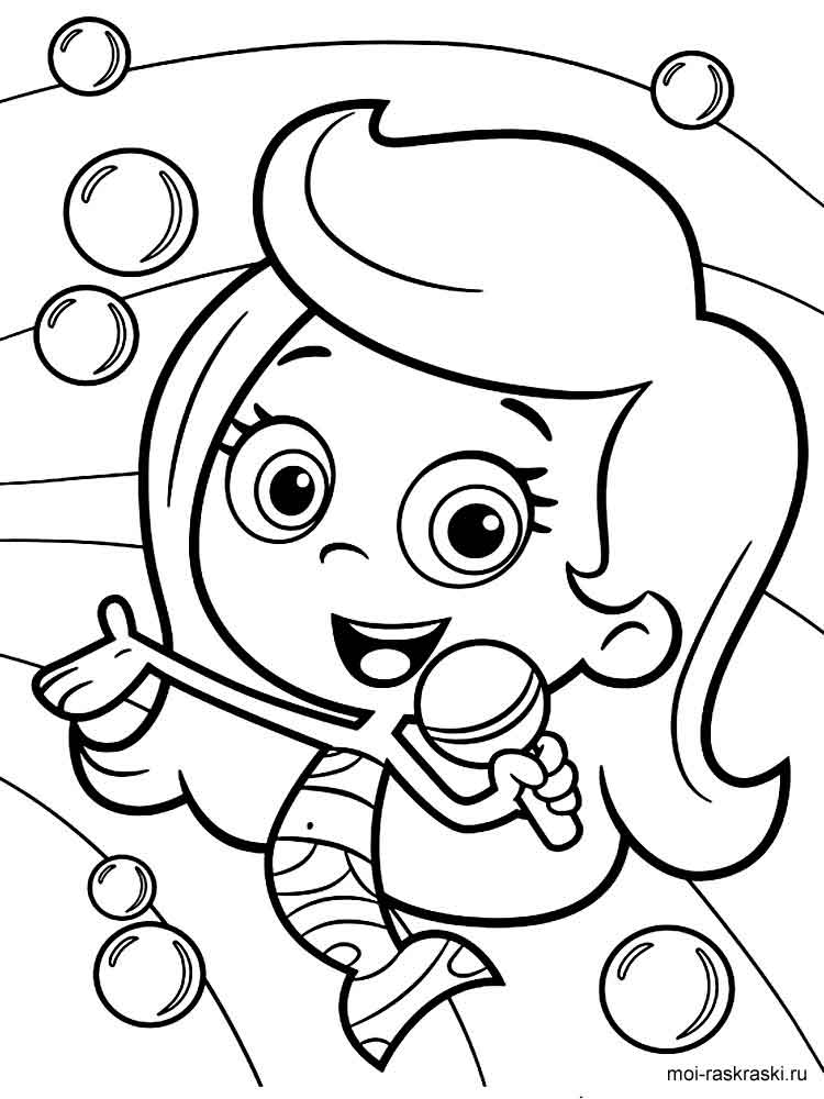 Imprimir desenho Bubble Guppies